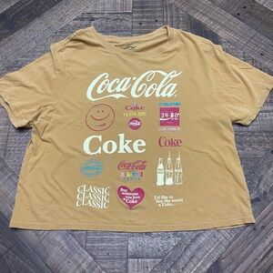 Coca-Cola Tan Cotton Tee